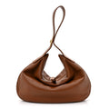 Calfskin Large Go-Hobo Bag Saddle Brown