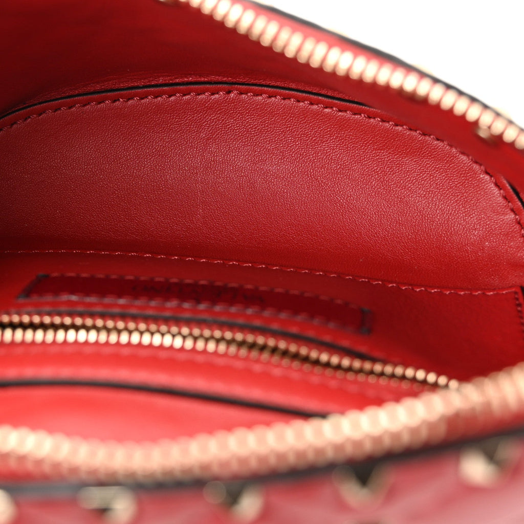 Lambskin Free Rockstud Spike Belt Bag 85 Rosso Valentino