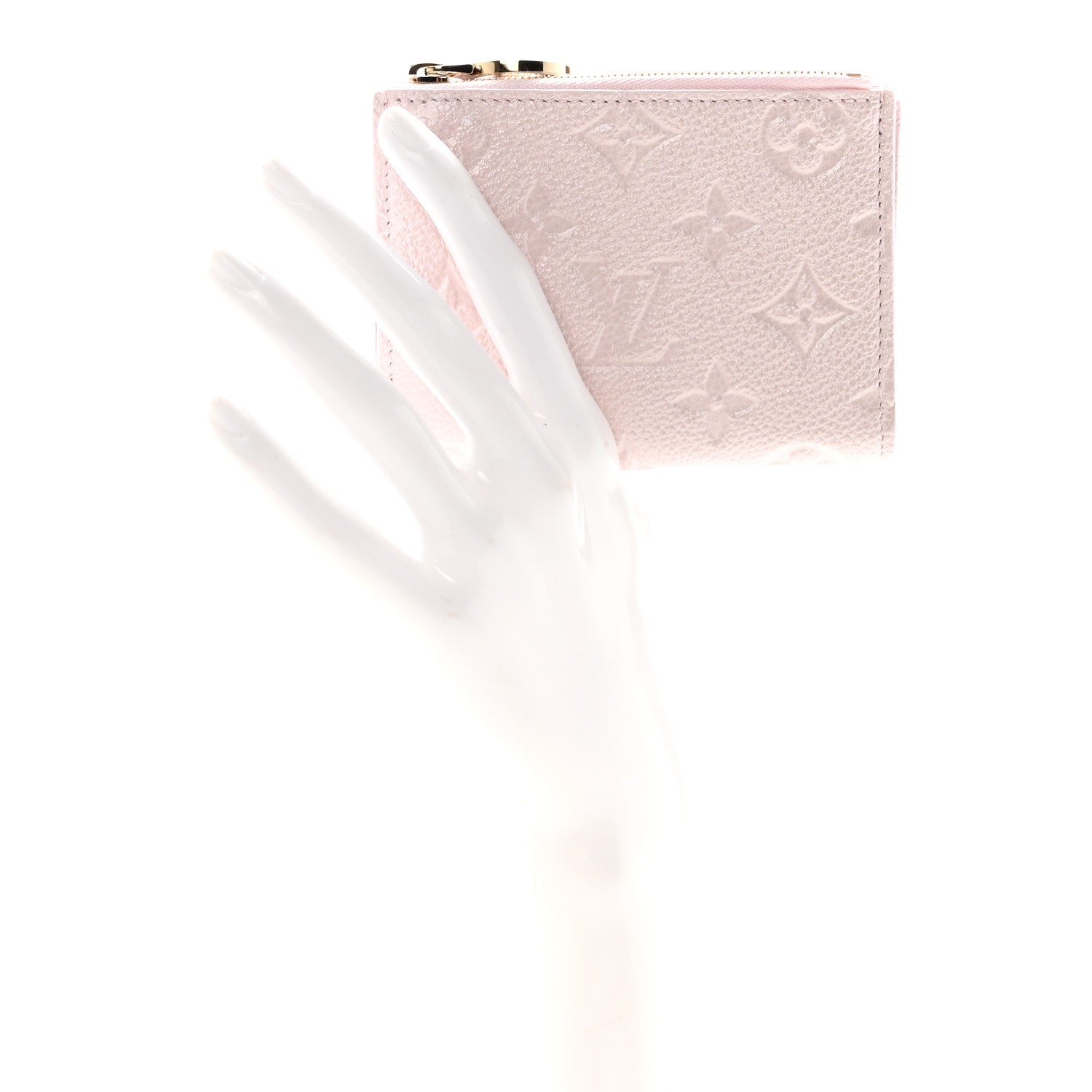 Empreinte Monogram Flower Lisa Wallet Snowy Pearl