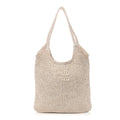 Sequin Mesh Ivy Bag Cipria