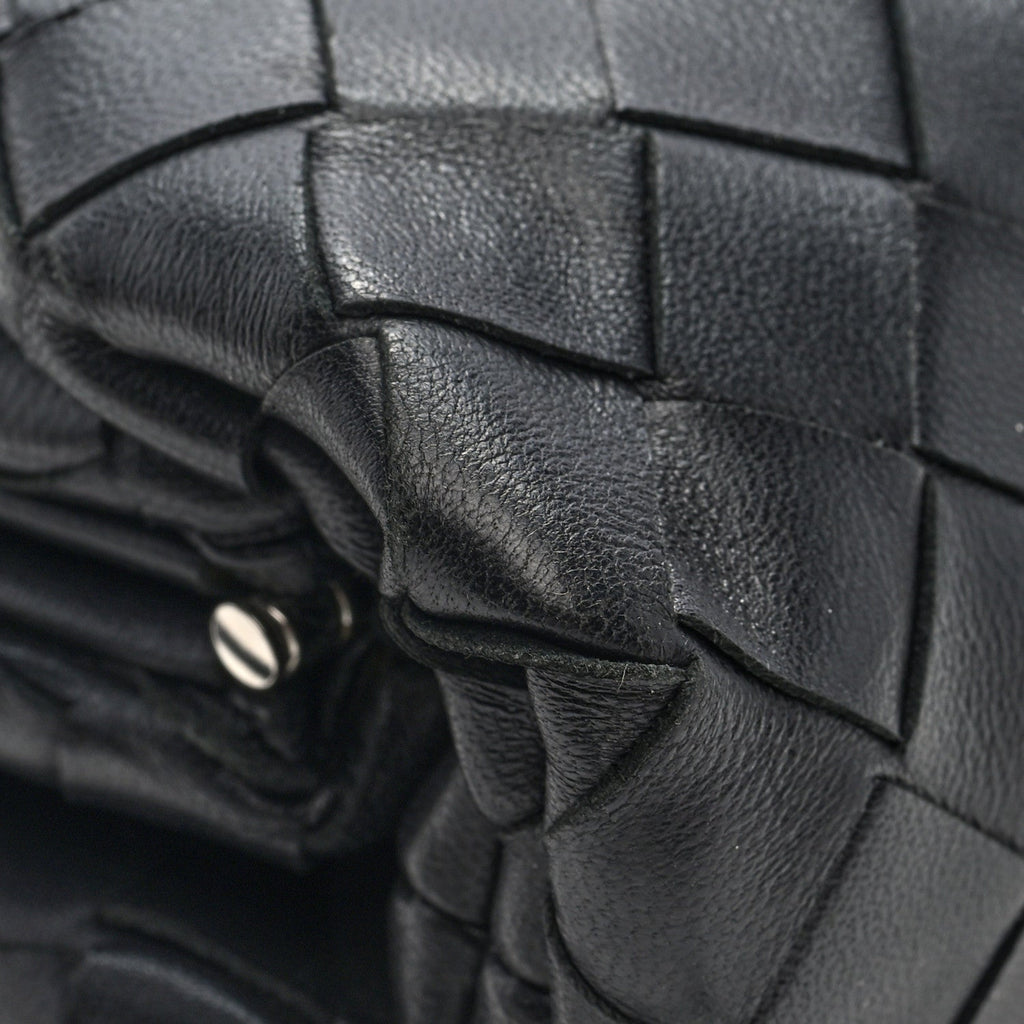 Nappa Intrecciato The Mini Pouch Black