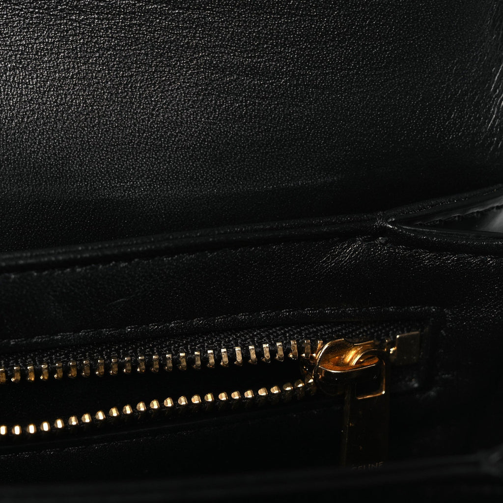 Shiny Calfskin Teen Triomphe Black