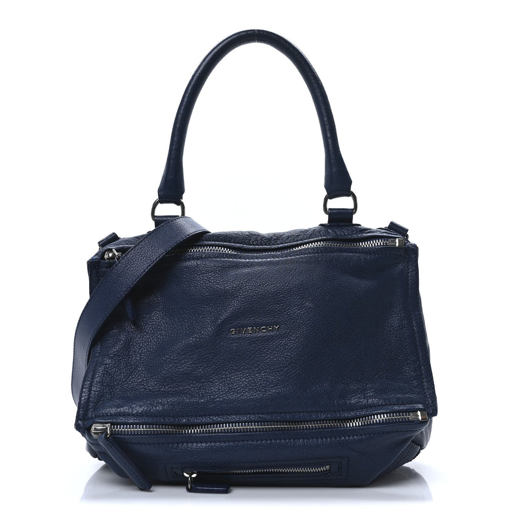 Sugar Goatskin Medium Pandora Deep Blue