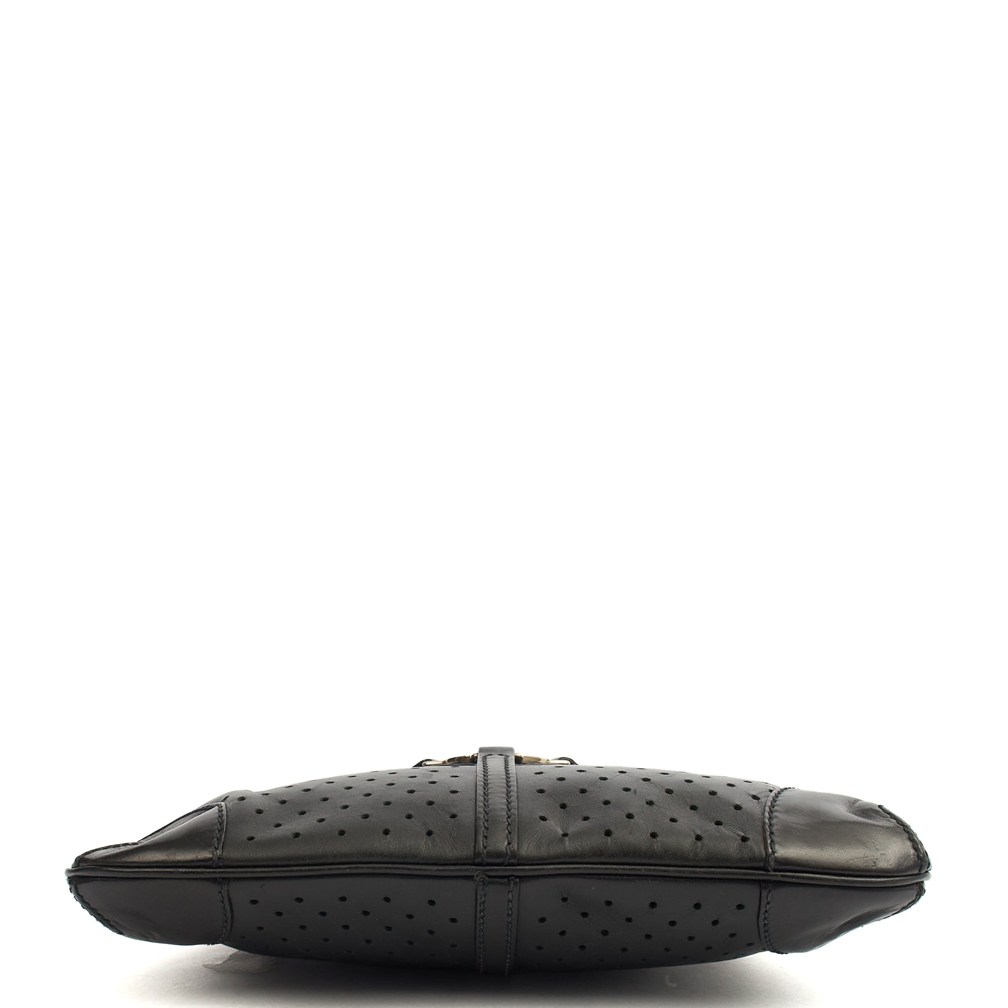 Gucci Top Handle Reins Hobo in Black, Leather