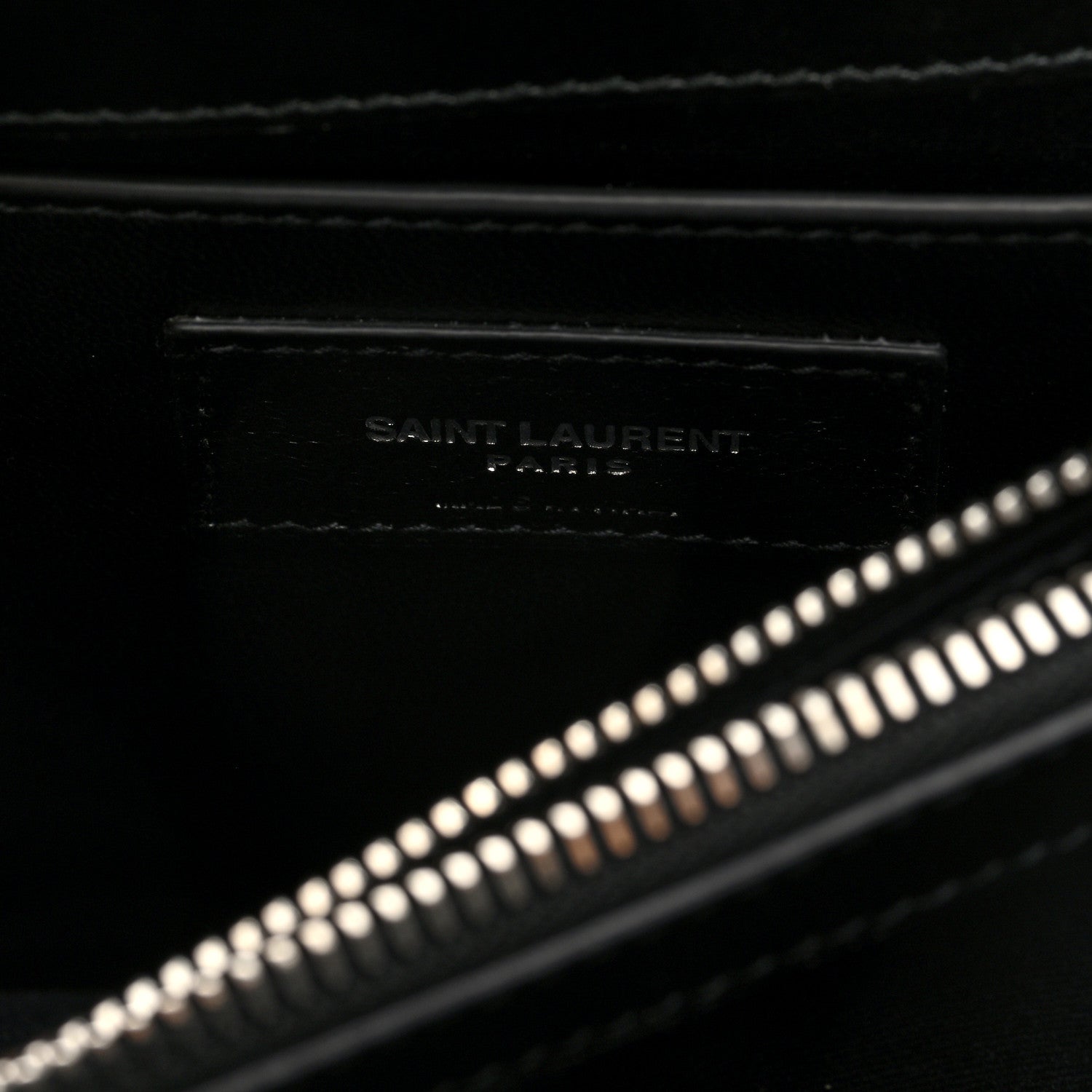 Calfskin Y Quilted Monogram Small Loulou Chain Satchel Black