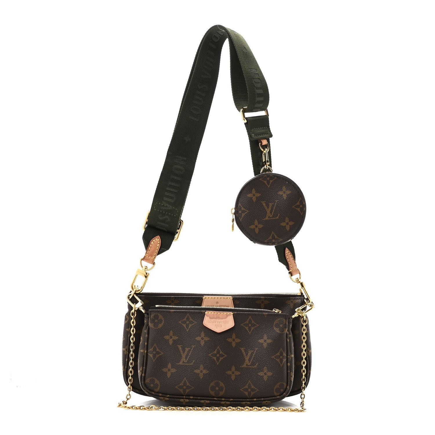 Monogram Multi Pochette Accessories Kaki