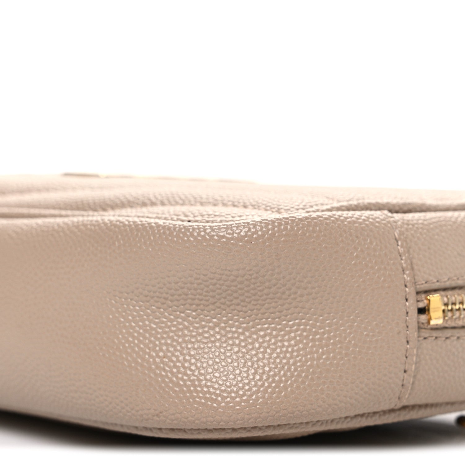 Grain De Poudre Matelasse Monogram Mini Lou Camera Bag Dark Beige
