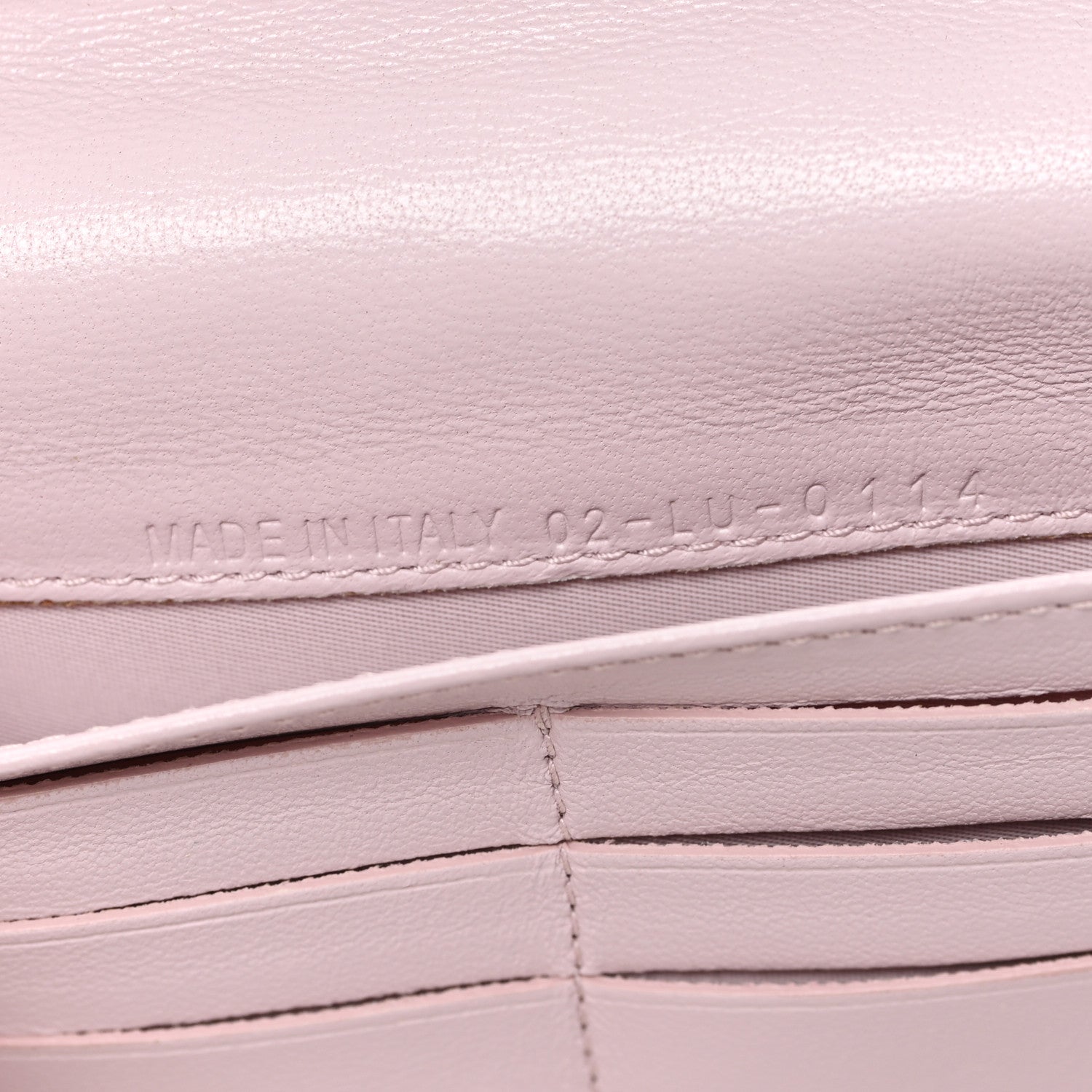 Lambskin Cannage Bi-Color Lady Dior Flap  Holder Black Mauve Pink