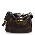Calfskin Paddington Hobo Brown