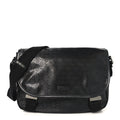 Imprime Monogram Medium Double Buckle Flap Messenger Bag Black