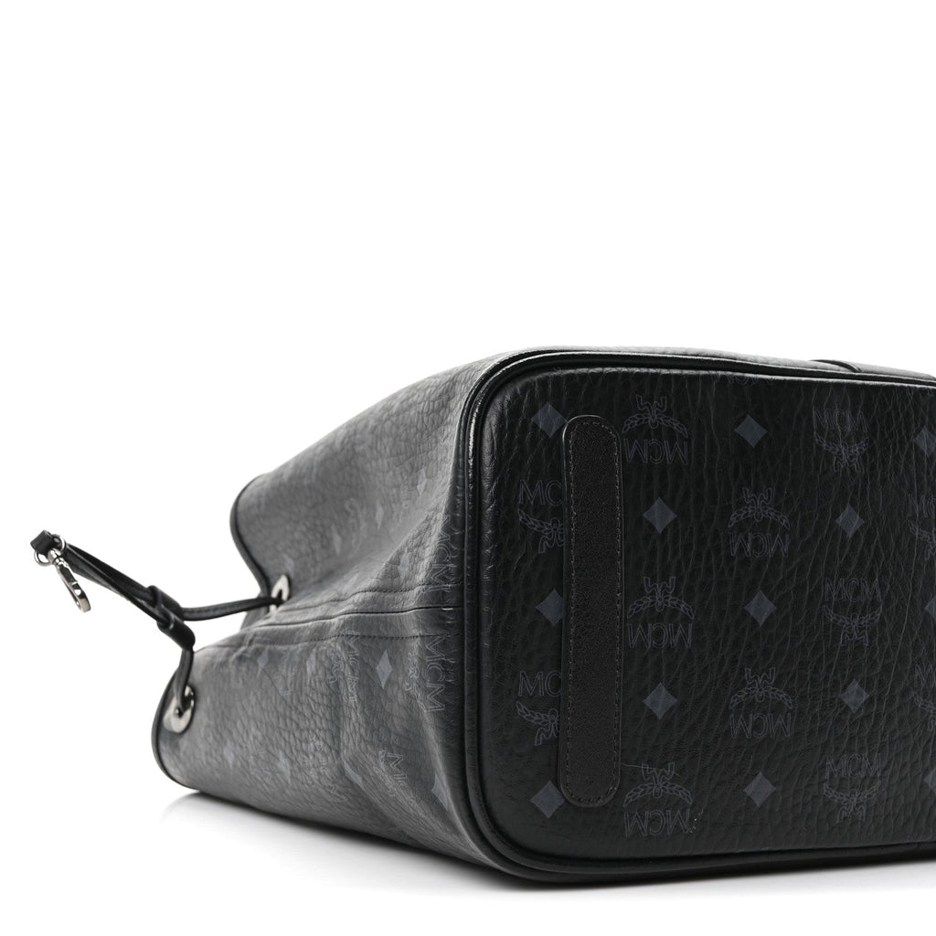 Visetos Medium Liz Reversible Shopper Tote Black