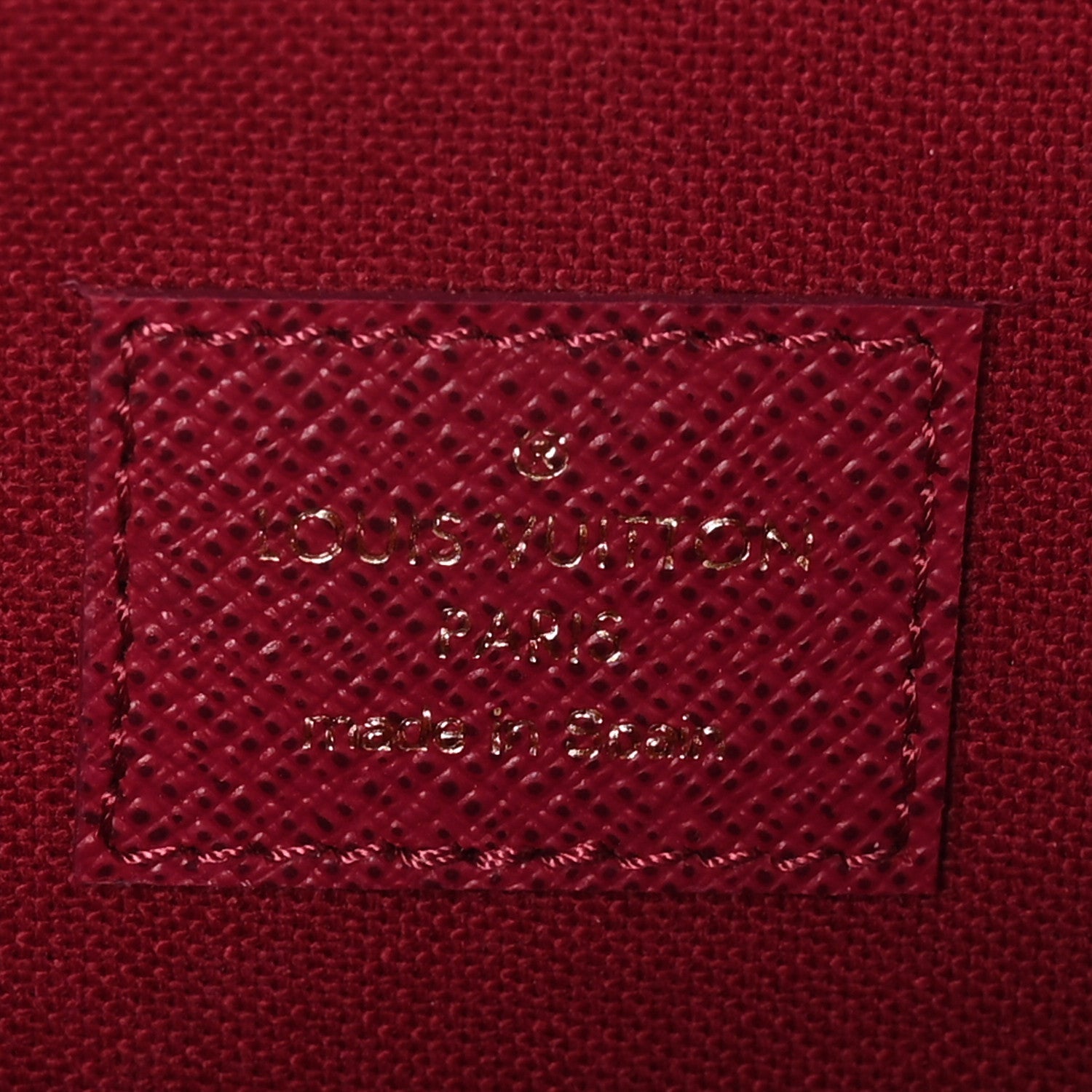 Monogram Pochette Felicie Chain Wallet Fuchsia
