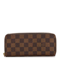Damier Ebene Clemence Wallet Cherry