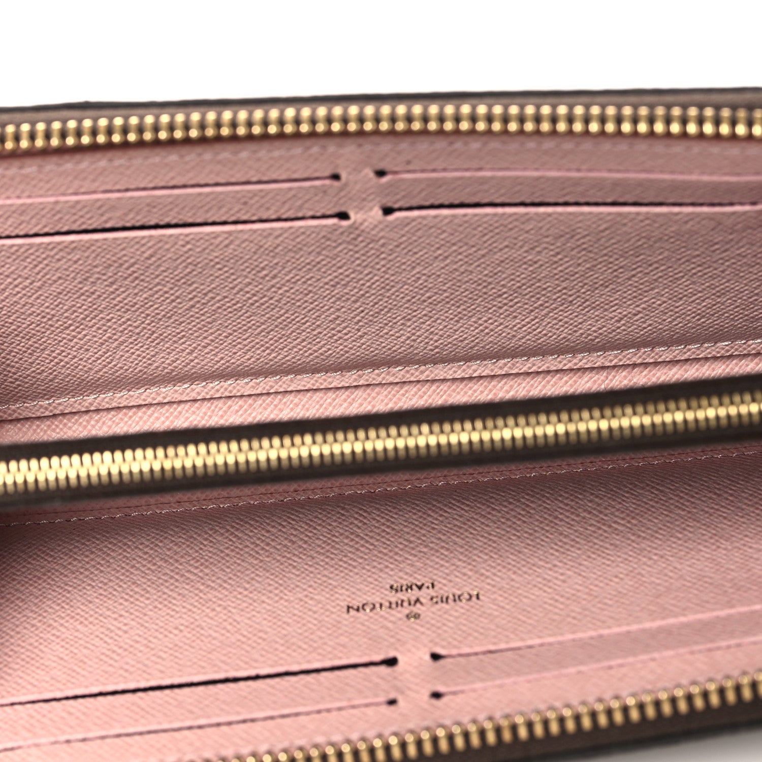 Monogram Clemence Wallet Rose Ballerine