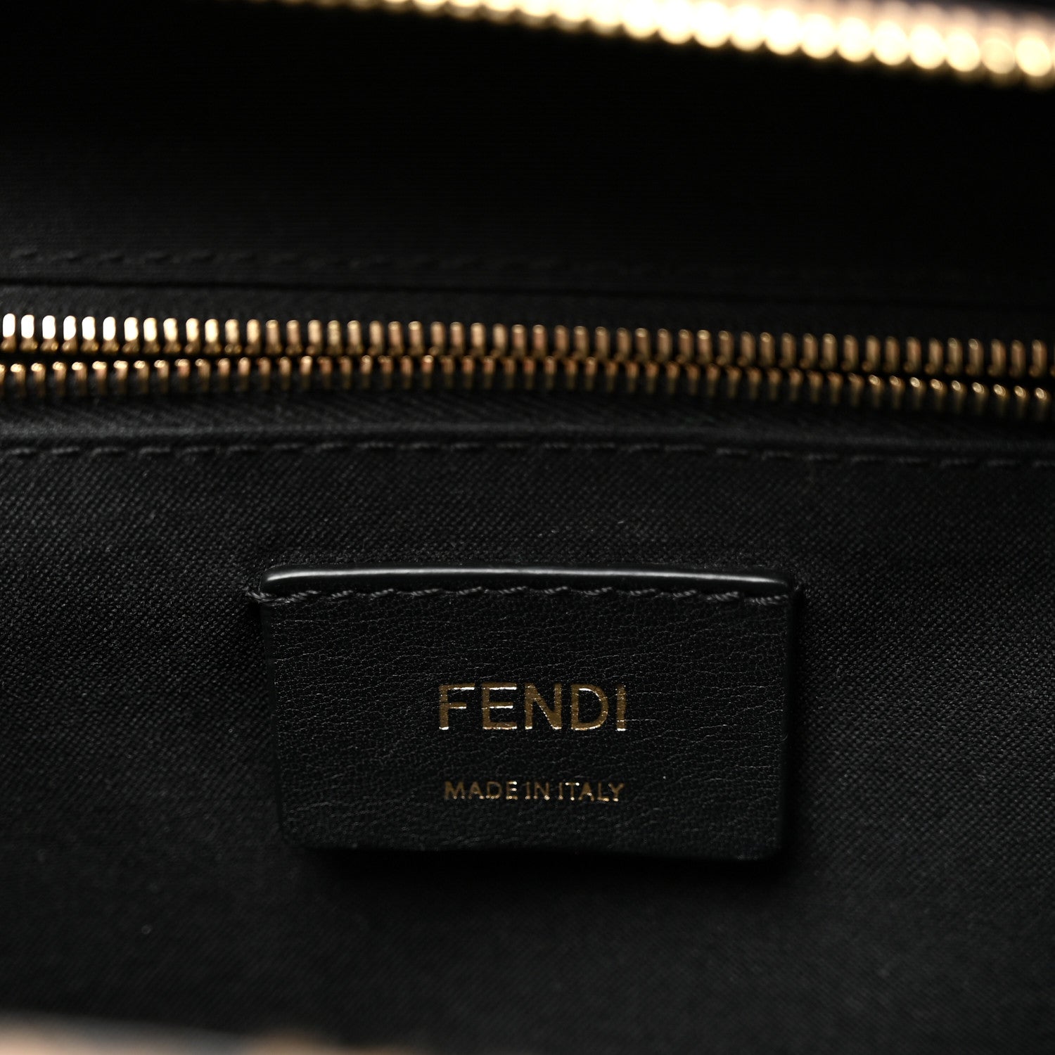 Shearling Macro FF 1974 Mini Backpack Tobacco Black