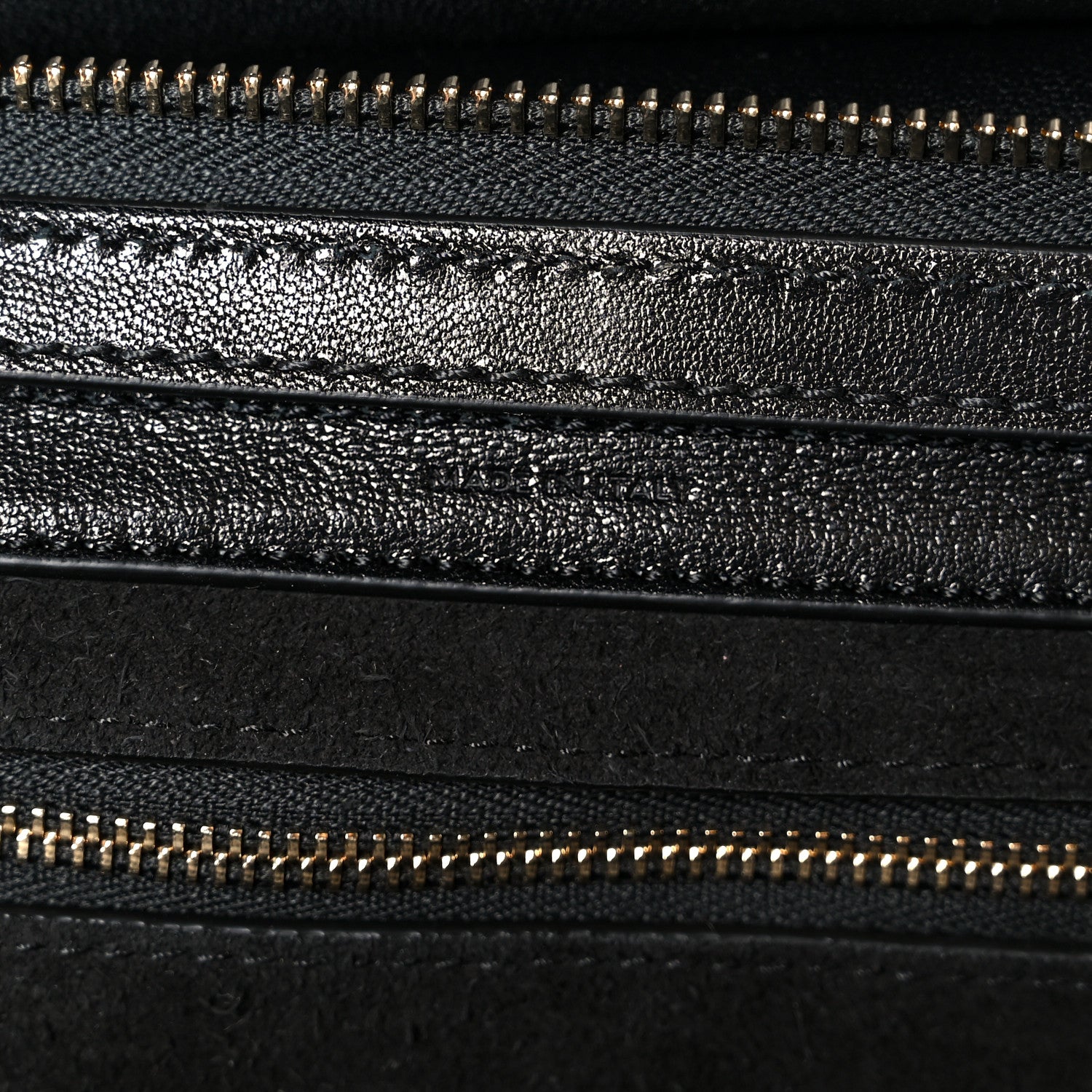 Supple Shiny Lambskin Little New Luggage Black