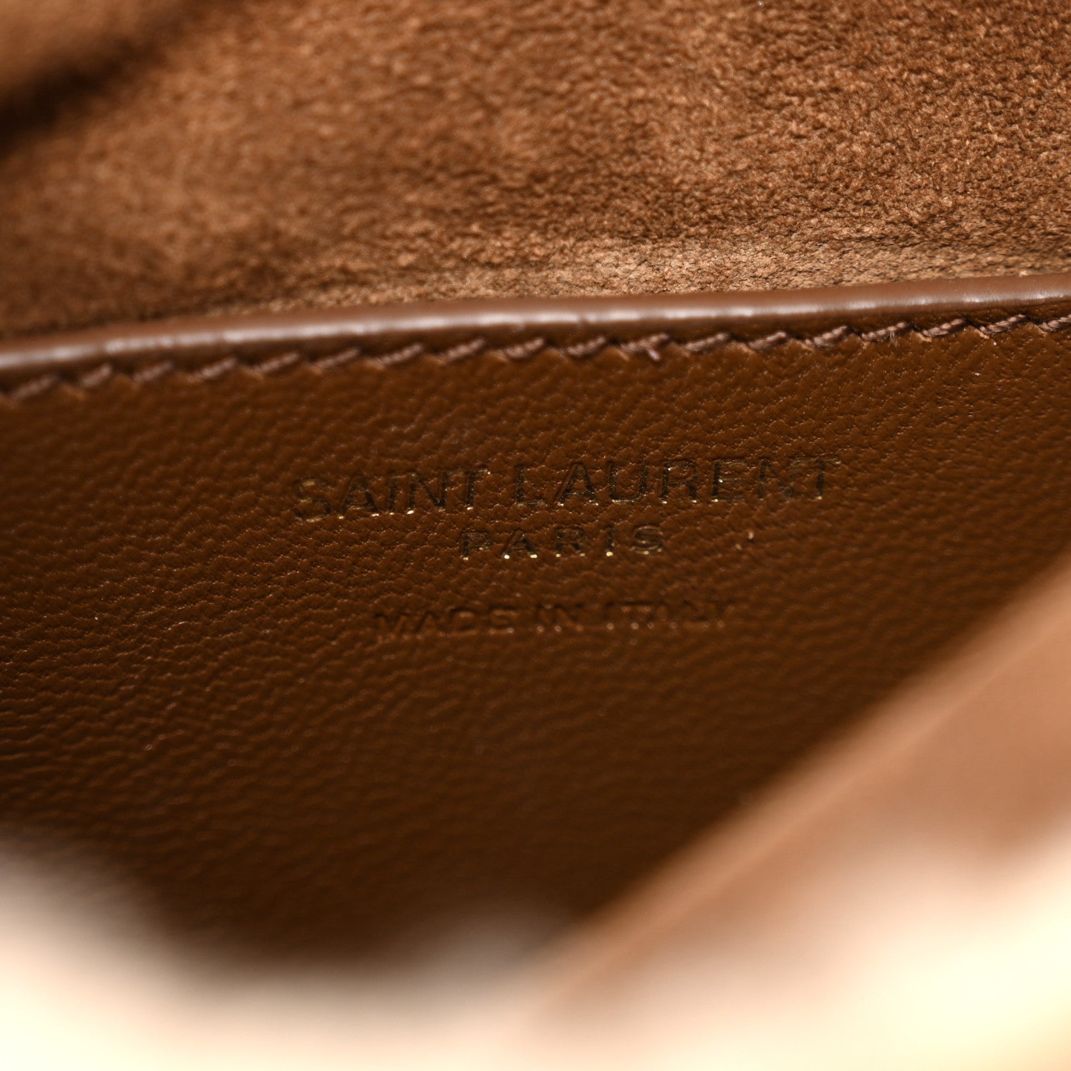 Shearling Suede Mini Le 5 A 7 Vertical Hobo Natural Beige Dark Cigar