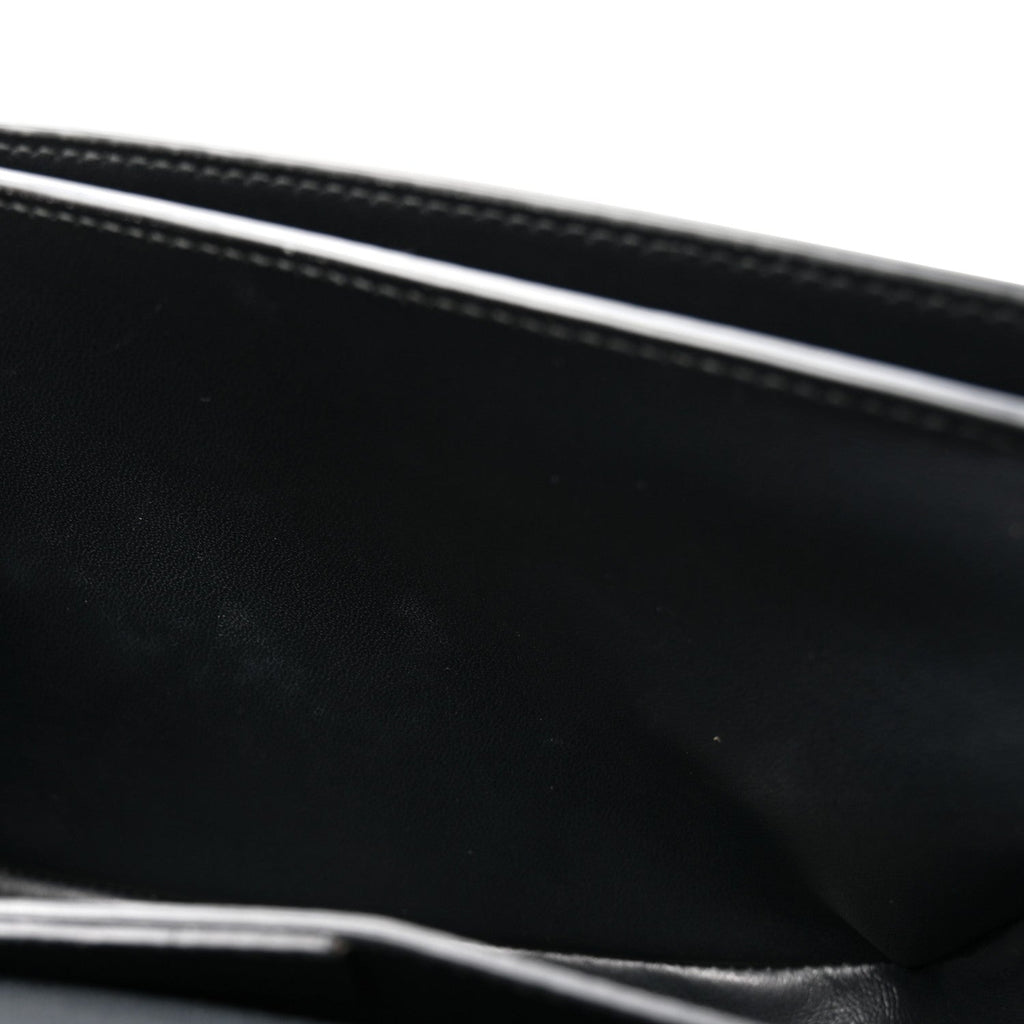 Calfskin Gancini Shoulder Bag Black