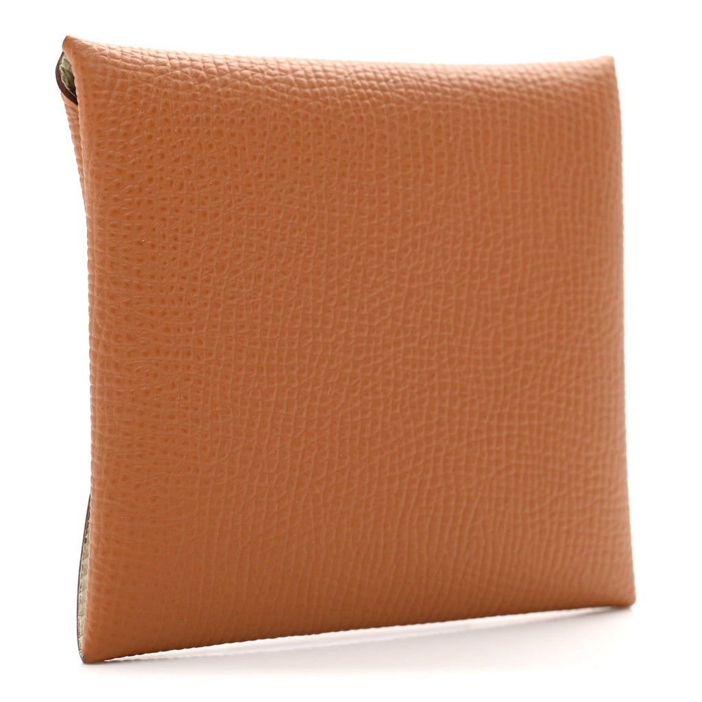 Epsom Bastia Verso Coin Purse Gold Vert Fizz