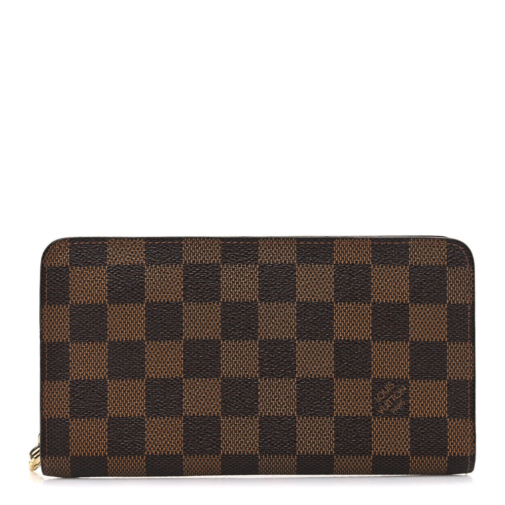 Damier Ebene Porte-Monnaie Zippe Zippy Wallet