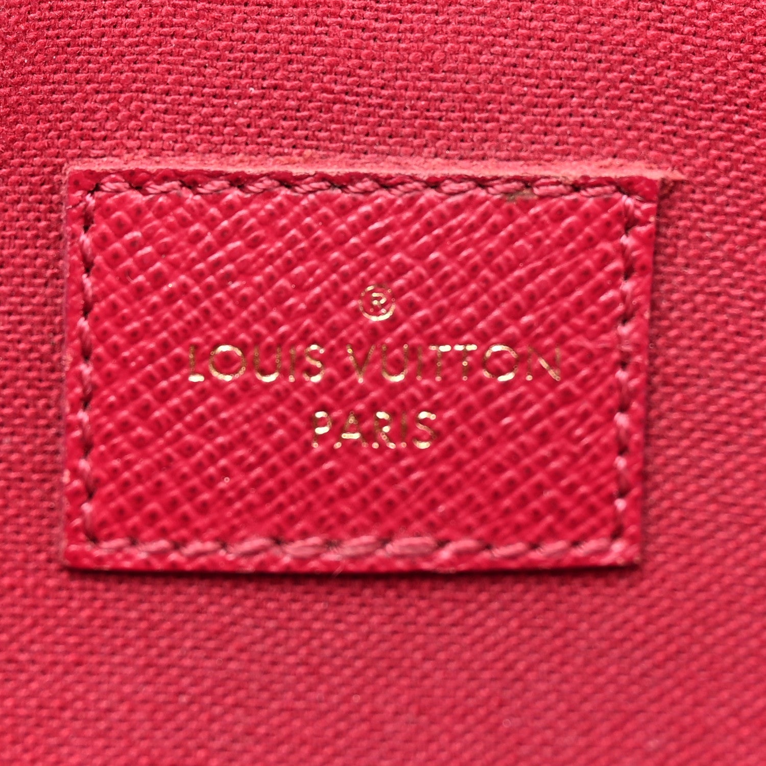 Monogram Pochette Felicie Chain Wallet Fuchsia