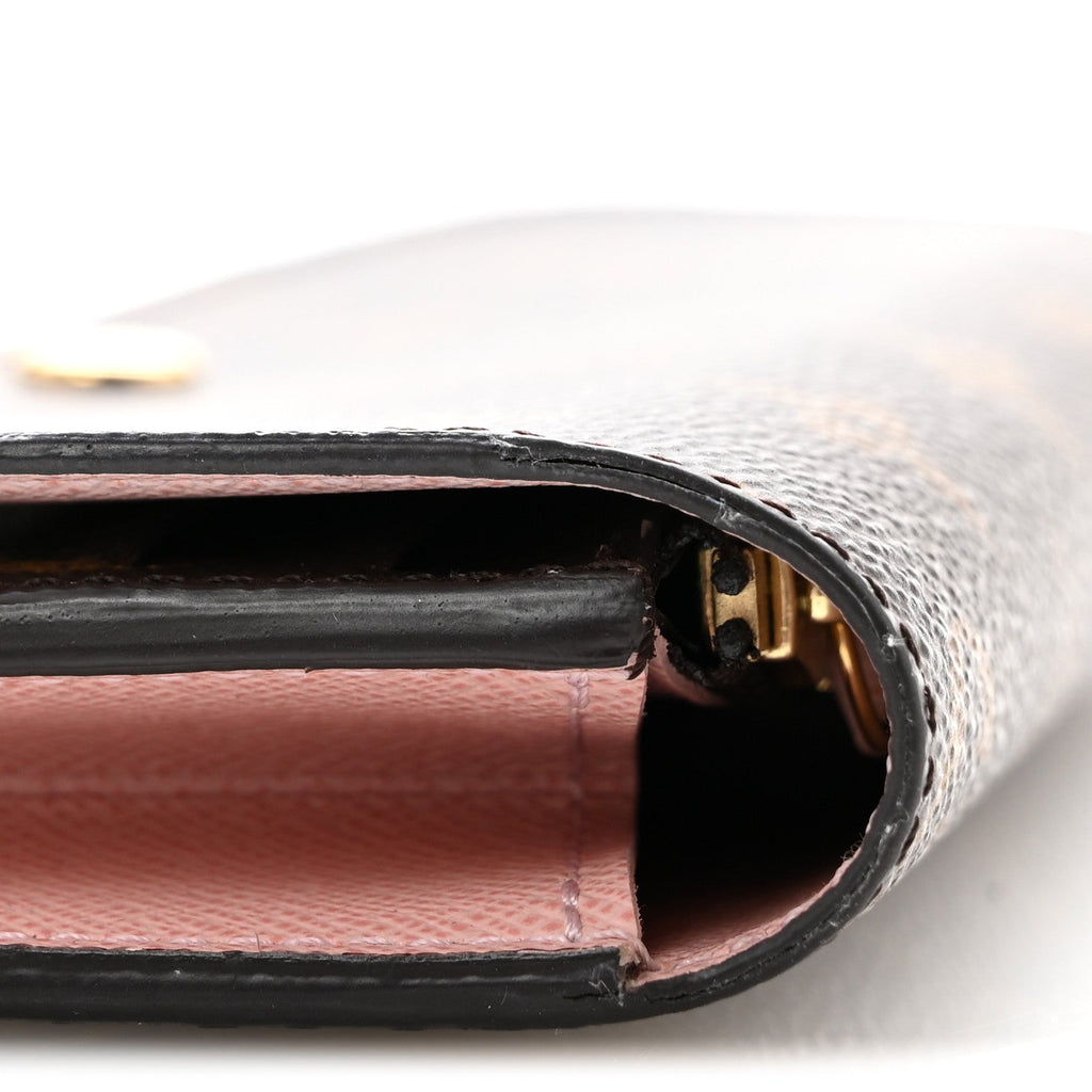 Monogram Emilie Wallet Rose Ballerine