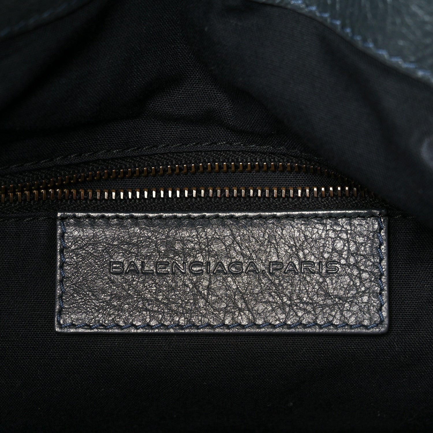 Agneau Classic Hardware Bowling Bag Anthracite