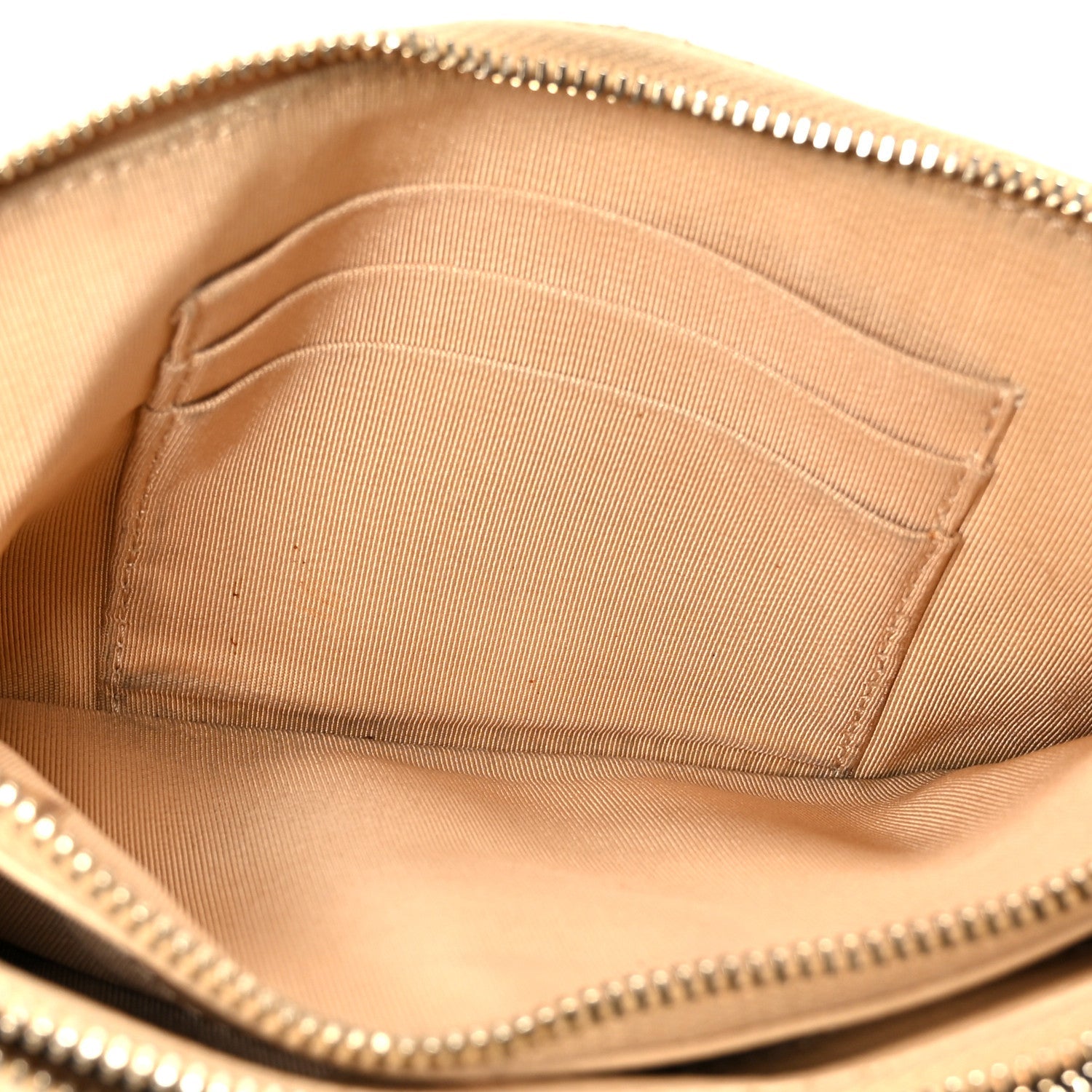 Metallic Caviar Quilted Small Clutch With Chain Gold
