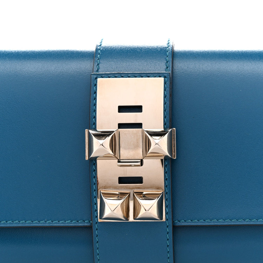 Tadelakt Medor 23 Clutch Bleu Izmir