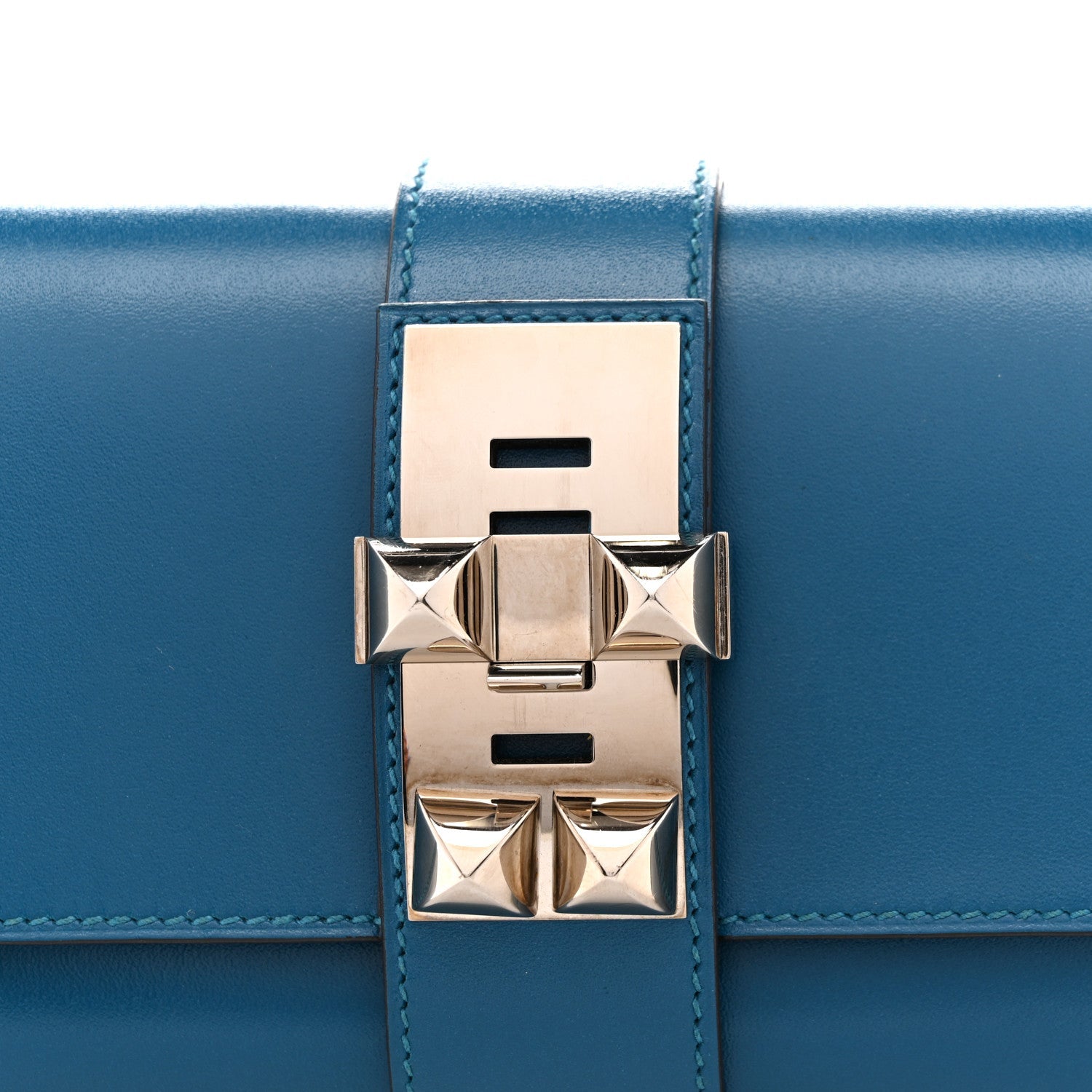 Tadelakt Medor 23 Clutch Bleu Izmir