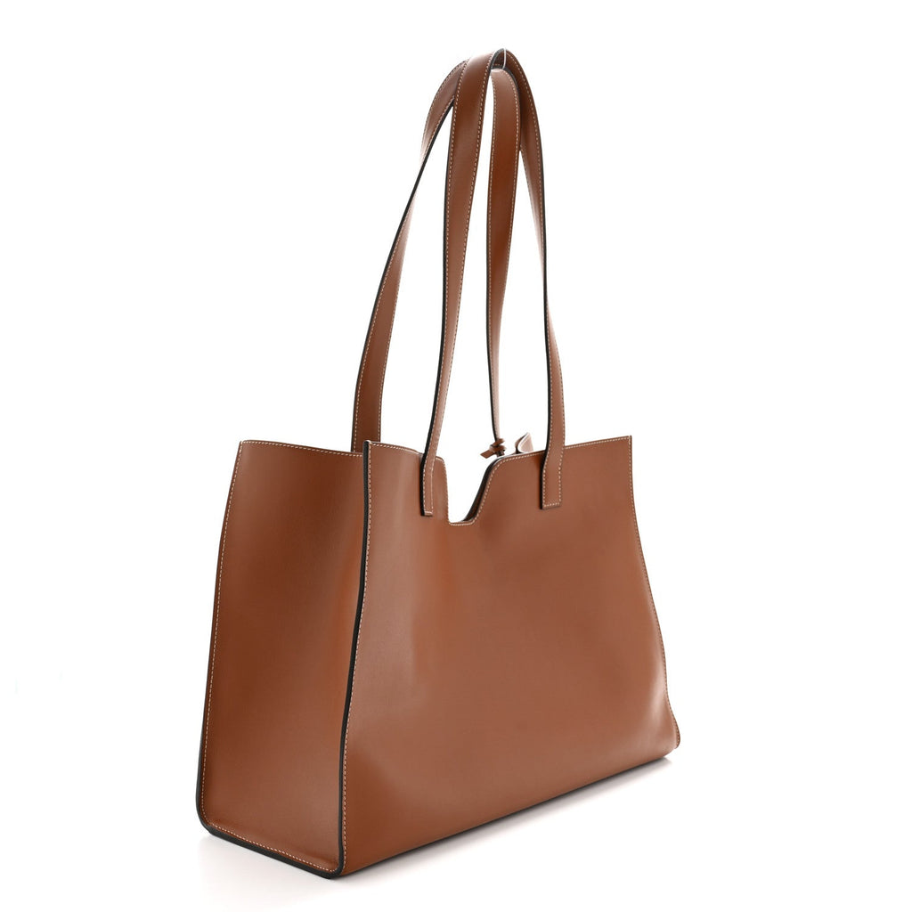 Smooth Calfskin Cabas 16 Bag Tan