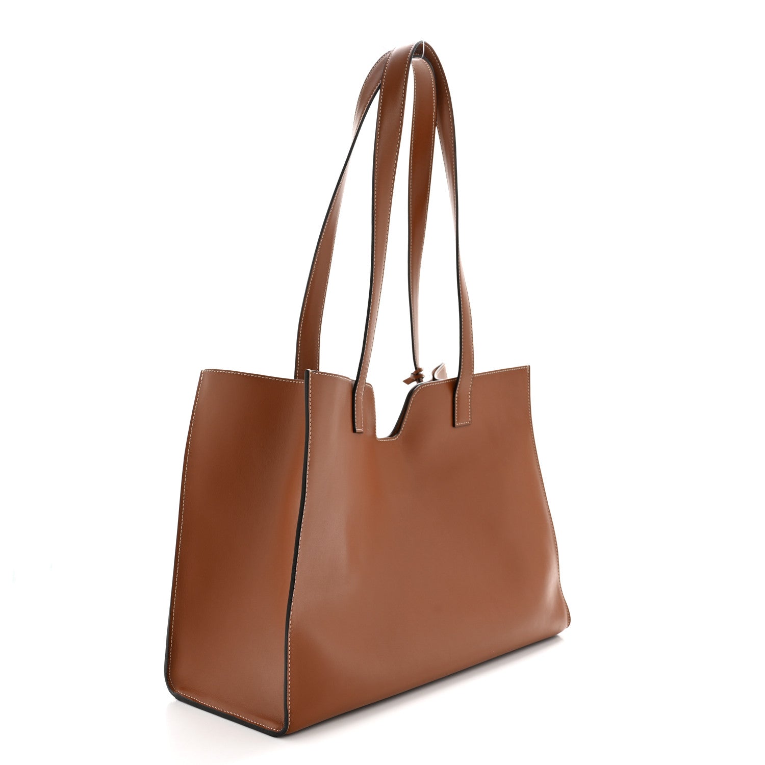Smooth Calfskin Cabas 16 Bag Tan