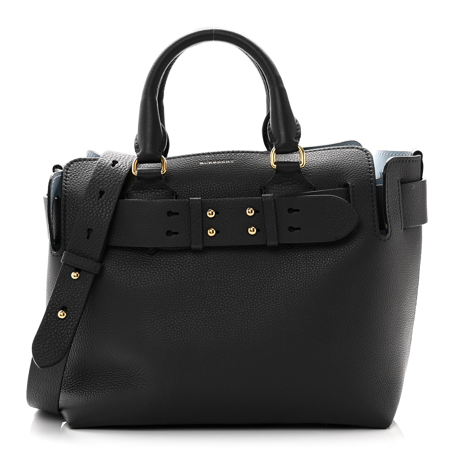 Marais Calfskin Small Belt Bag Charcoal Grey