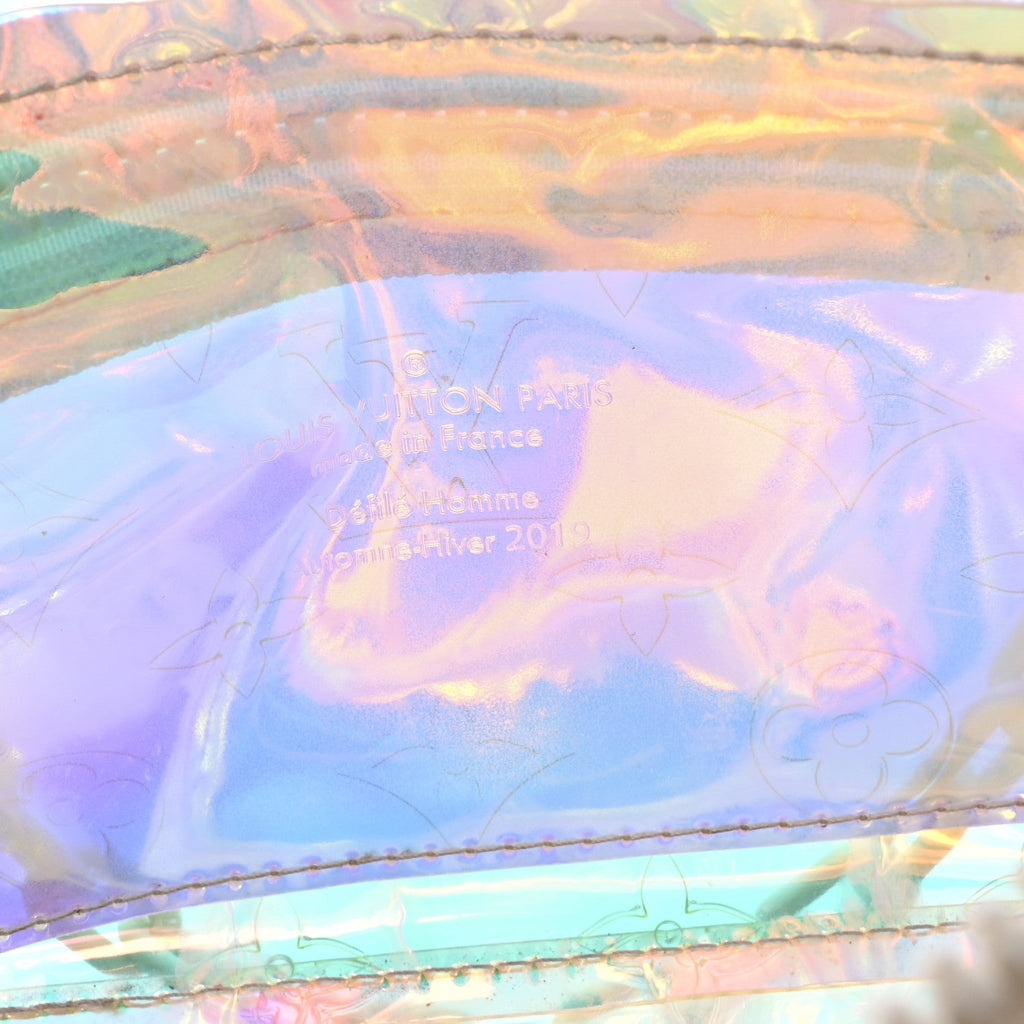 PVC Monogram Pochette Volga Iridescent Prism