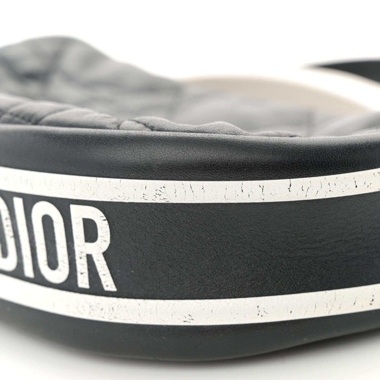 Lambskin Cannage Small Dior Vibe Hobo Bag Black