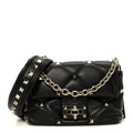 Nappa Mini Candystud Crossbody Bag Black