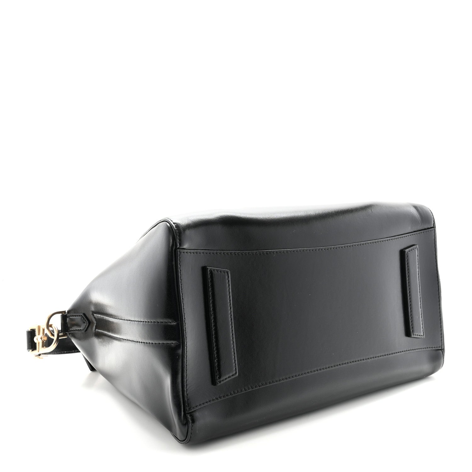 Shiny Lord Calfskin Medium Antigona Black
