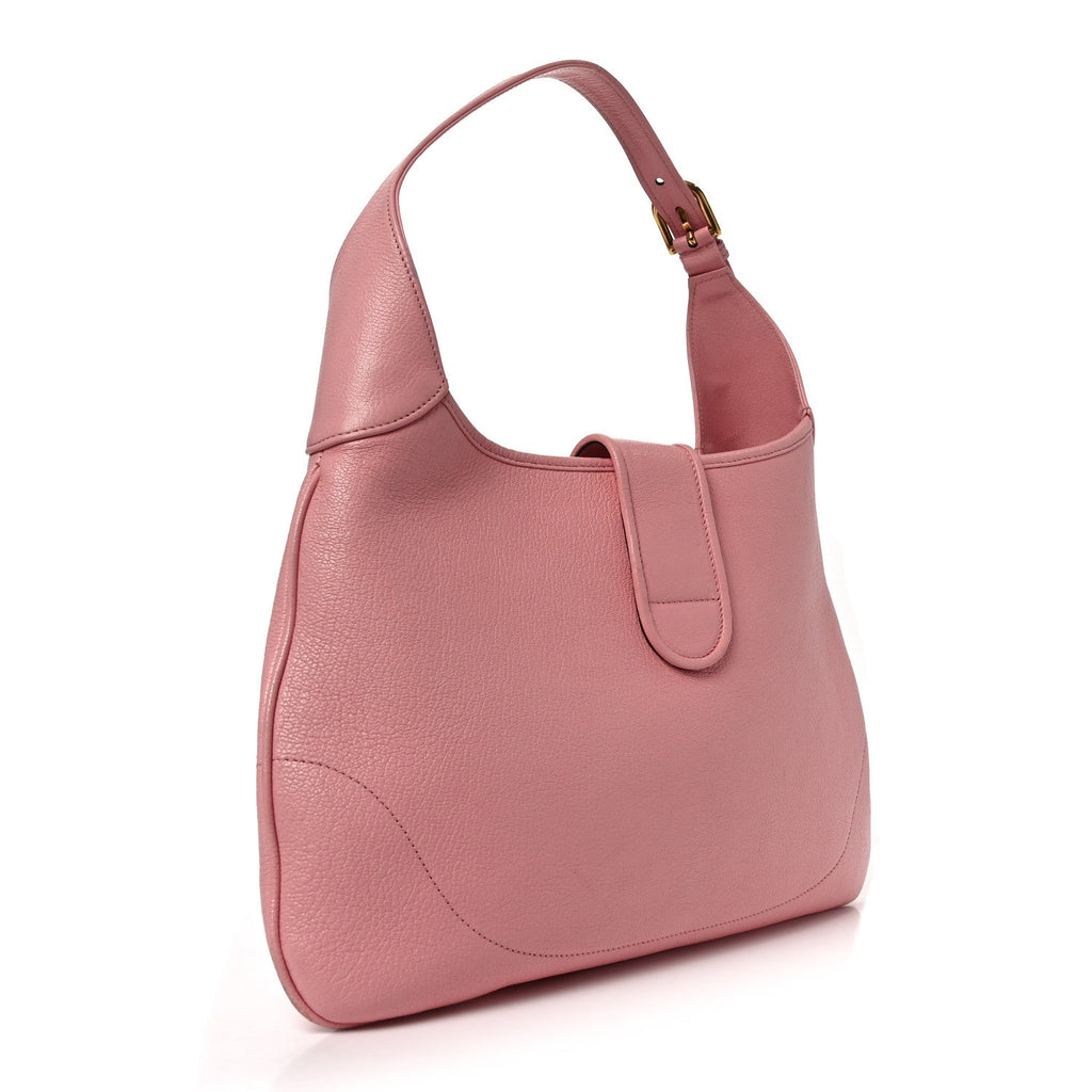Goatskin Medium Aphrodite Shoulder Bag Wild Rose