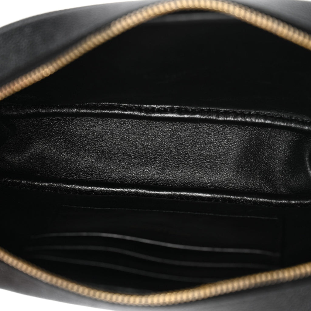 Grain De Poudre Matelasse Monogram Mini Lou Camera Bag Black