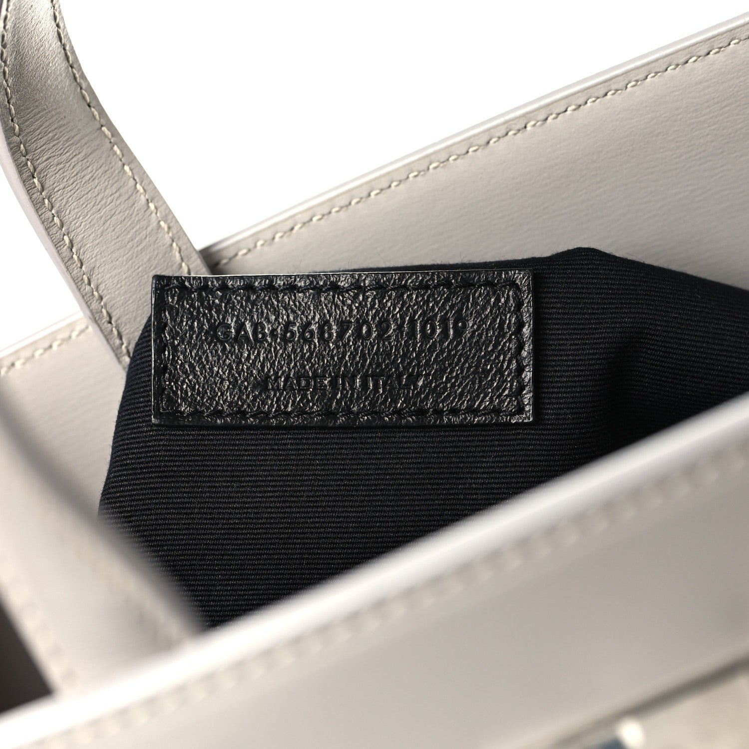 Calfskin Small Manhattan Shopper Tote Granite