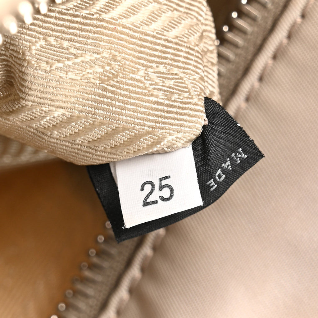 Nylon Saffiano Bi-Color Tote Grey