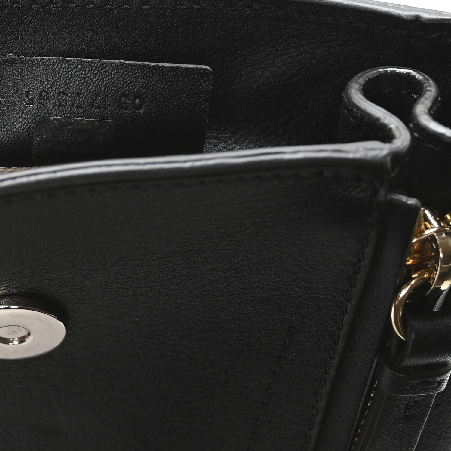 Suede Calfskin Mini Faye Backpack Black