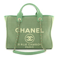 Mixed Fibers Small Deauville Tote Green