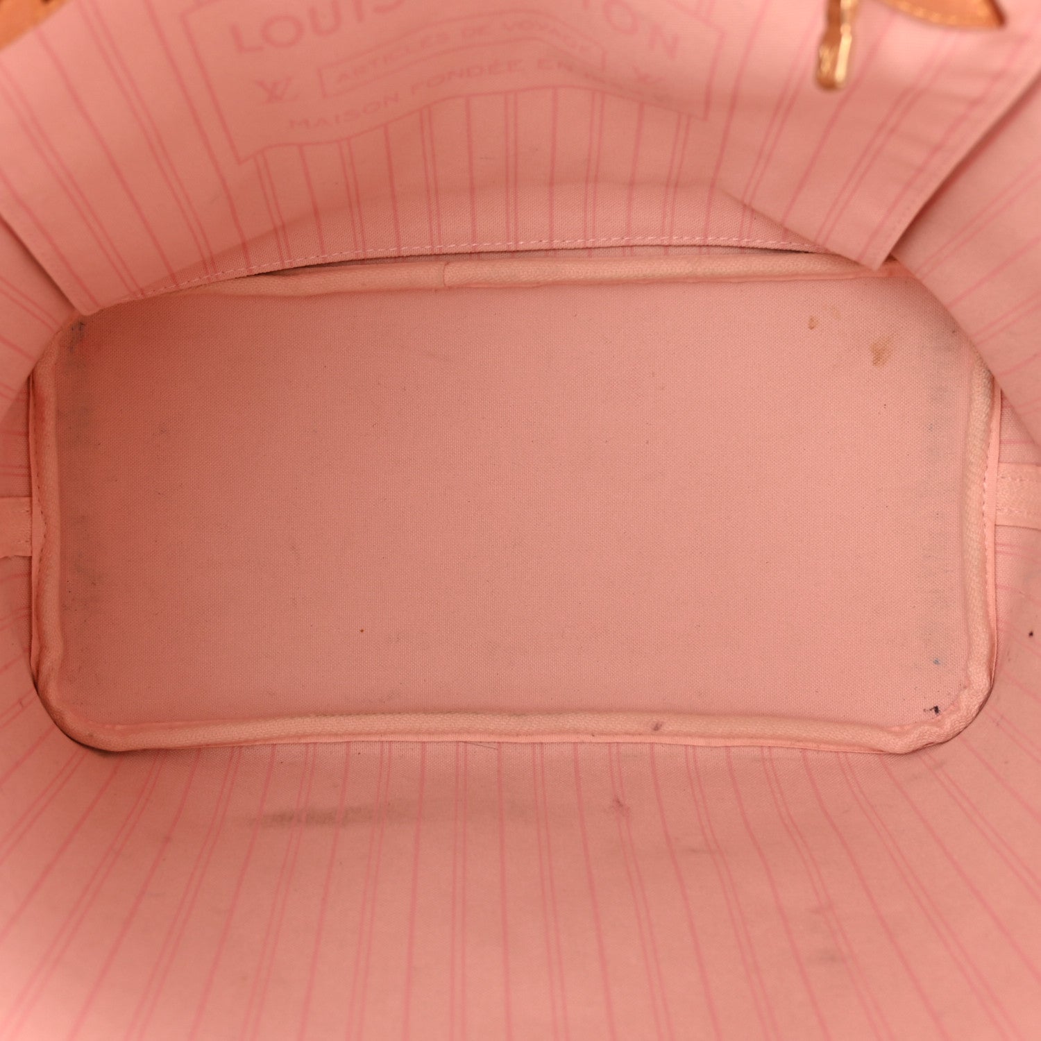 Damier Azur Neo Neverful lMM Rose Ballerine