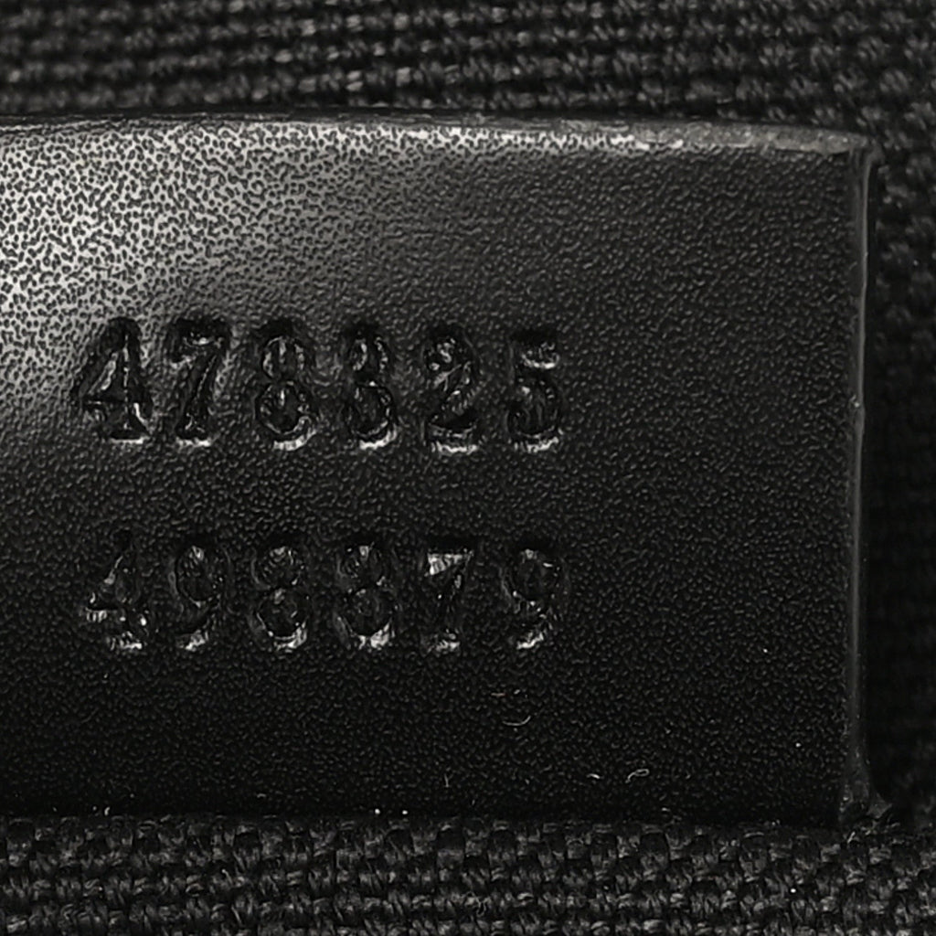 GG Supreme Monogram Web Belt Bag Black Grey