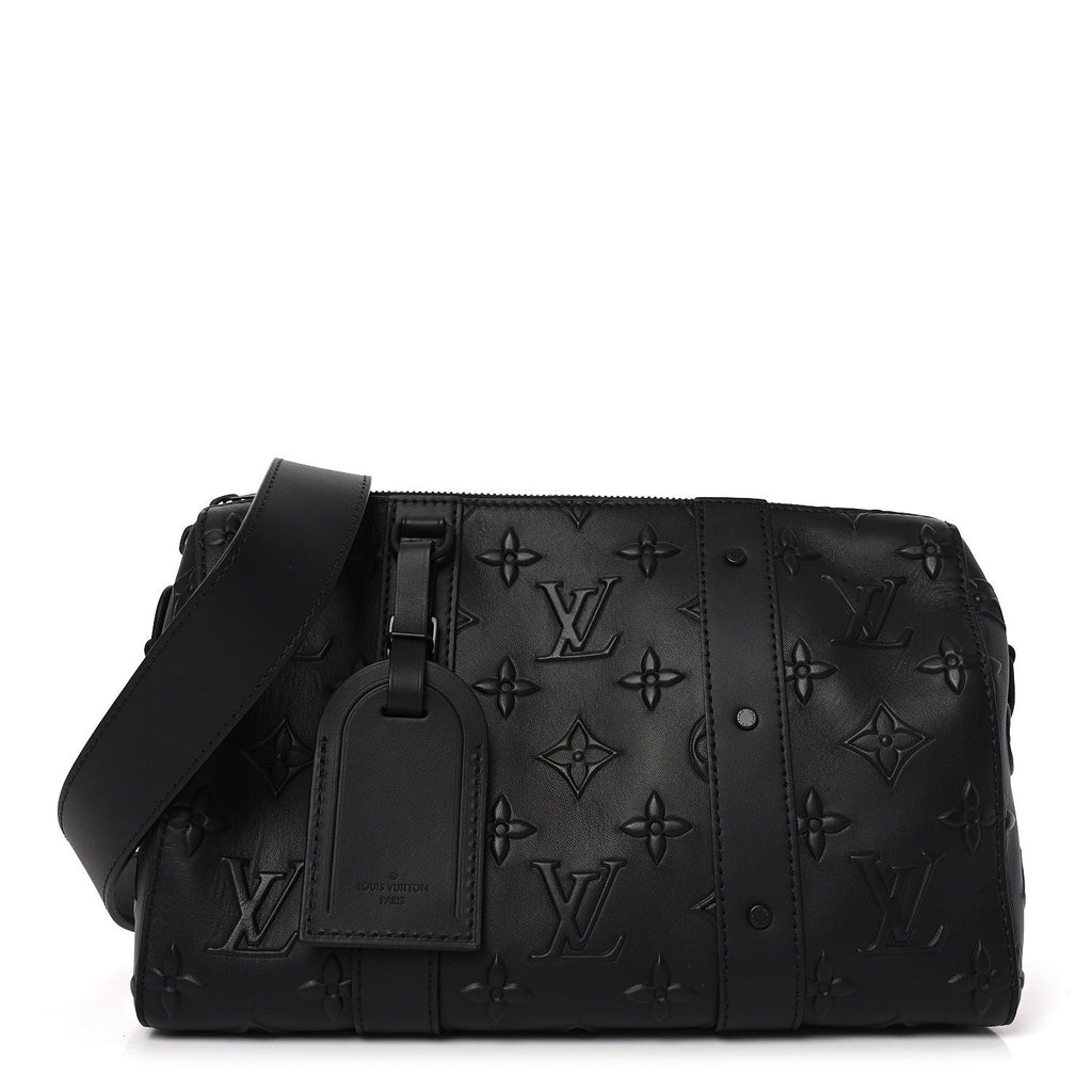 Monogram Seal City Keepall Black