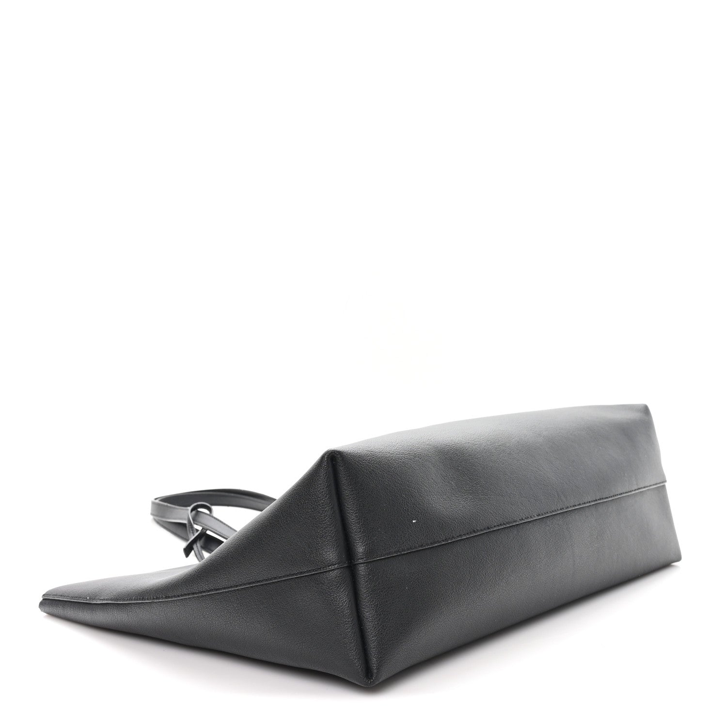 Calfskin Large Shopping Tote Black