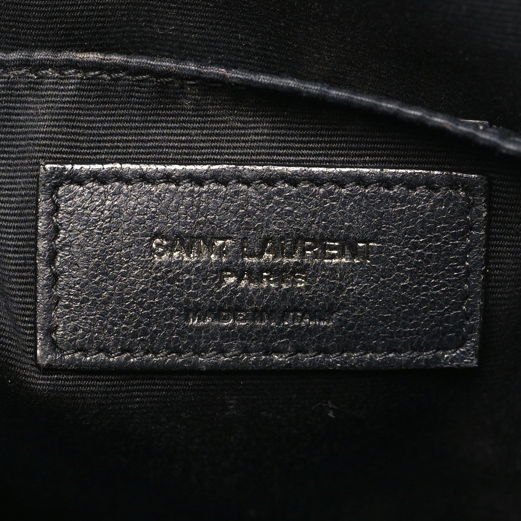 Calfskin Matelasse Monogram Monochrome Lou Camera Bag Black