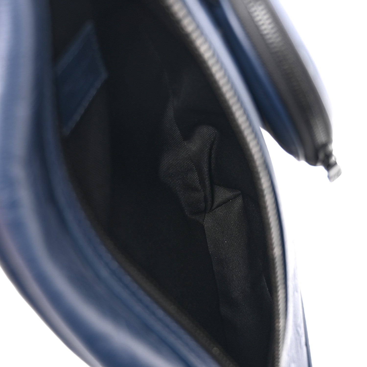 Calfskin Shadow Monogram Duo Slingbag Navy