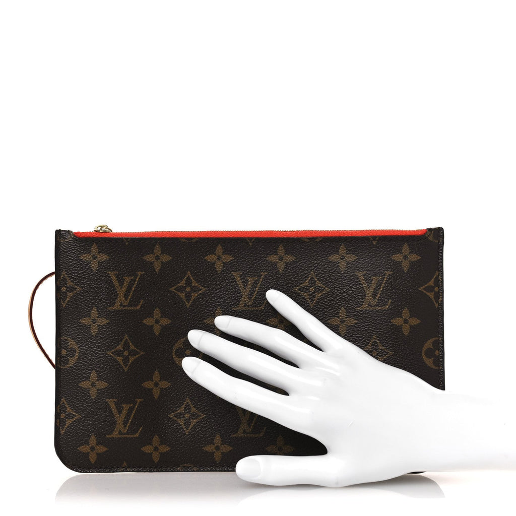 Monogram Neverfull MM GM Pochette Piment